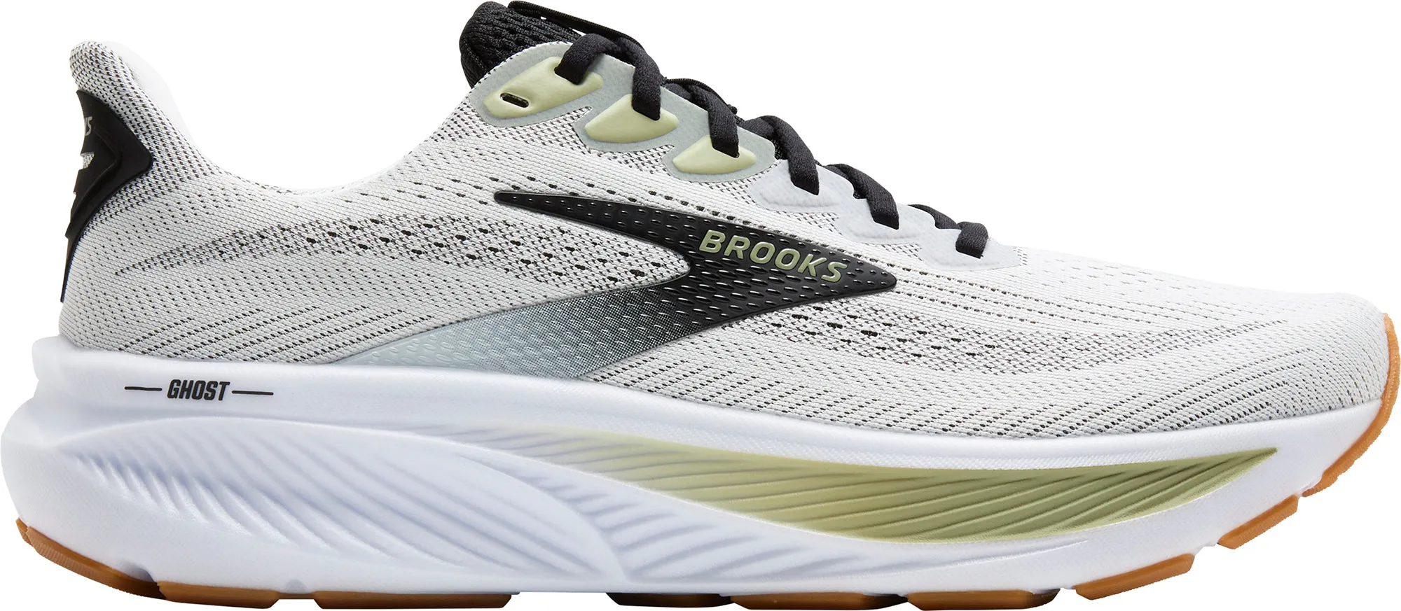 Brooks Ghost 17 Mens Running Shoes - White Sunset Run