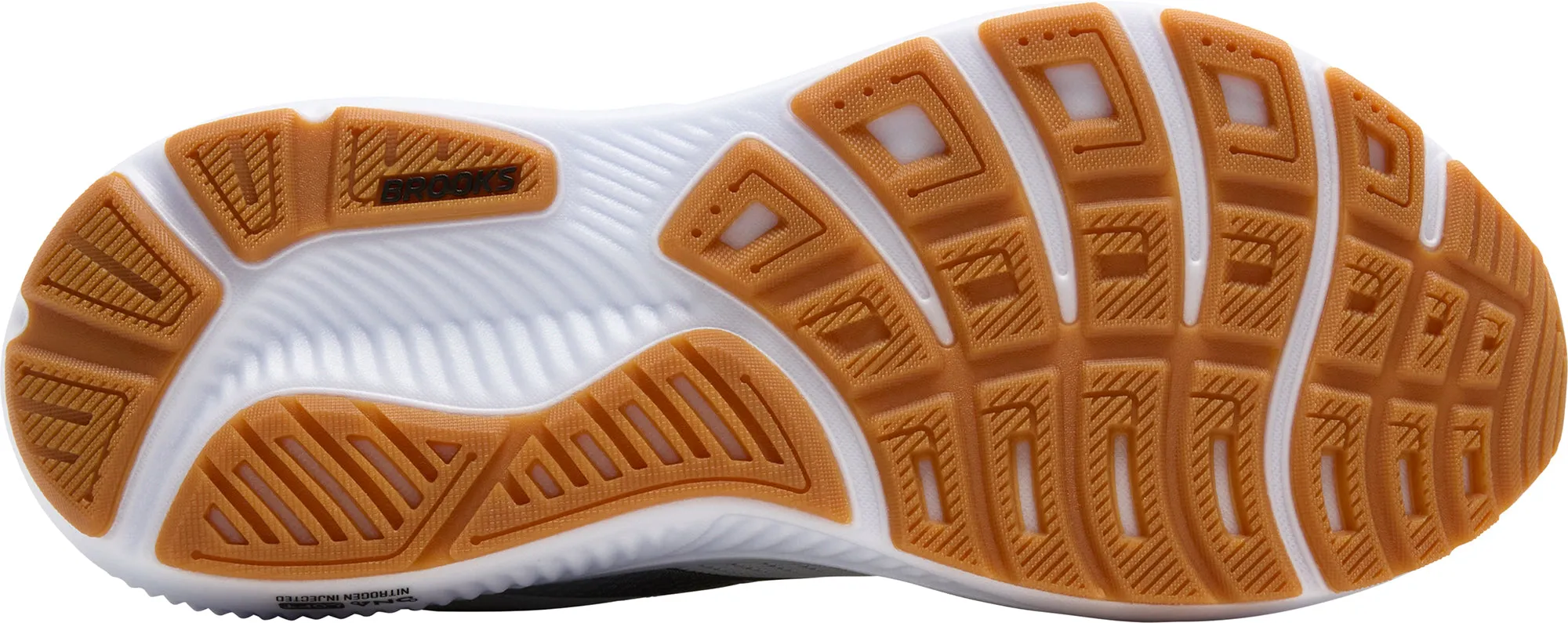 Comfortable foot alignment Brooks Ghost 17 Mens Running Shoes - White