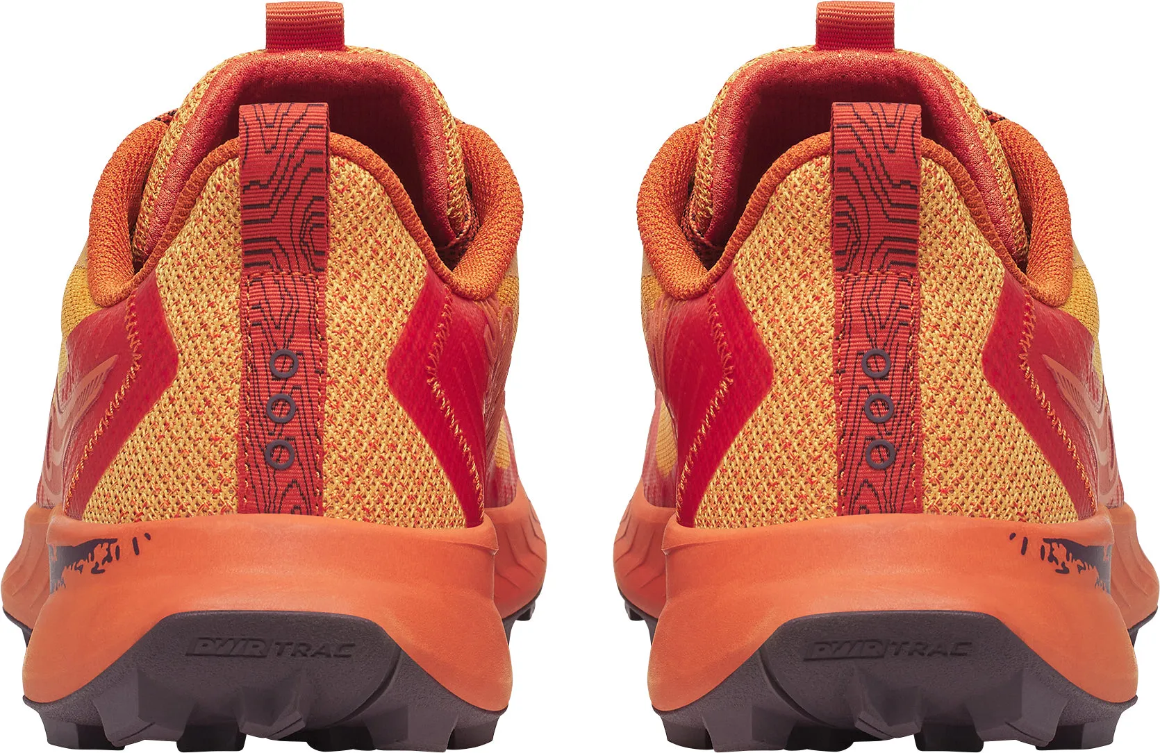 Saucony Peregrine 15 Mens Trail Running Shoes - Orange Breathable Construction
