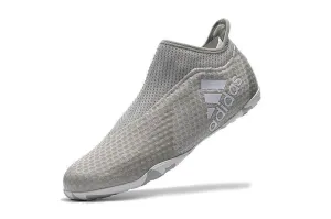 New Adidas Tango Predator 19 TF Soccer Cleats Shoes Gray White Tactical Grip Weekend Play