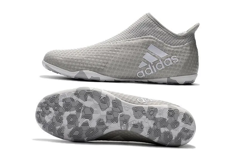 New Adidas Tango Predator 19 TF Soccer Cleats Shoes Gray White Sole Grip Breathable Fit