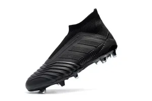 Dry Play Tournament Play New Adidas Predator 19.1 FG Soccer Cleats Shoes Black