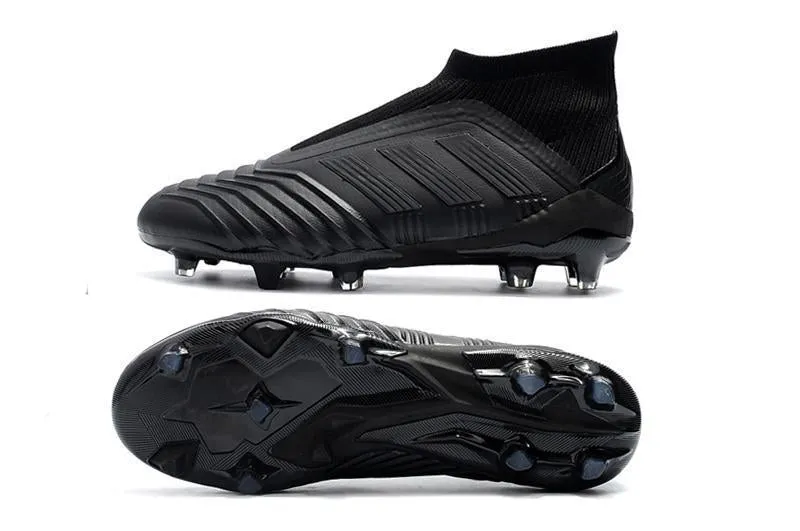 Pro Fit New Adidas Predator 19.1 FG Soccer Cleats Shoes Black