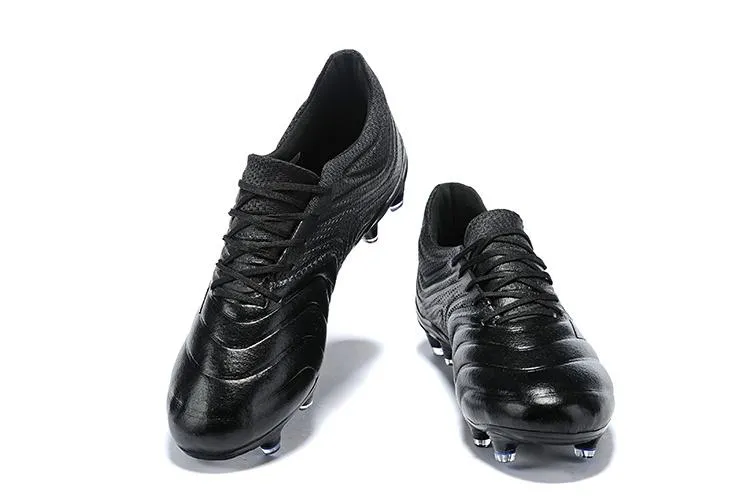 New Adidas Copa 19   FG 2019 Soccer Cleats Shoes All Black All terrain