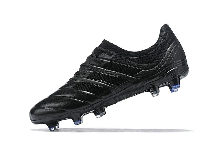 New Adidas Copa 19   FG 2019 Soccer Cleats Shoes All Black Balanced Agility Outdoor Sport