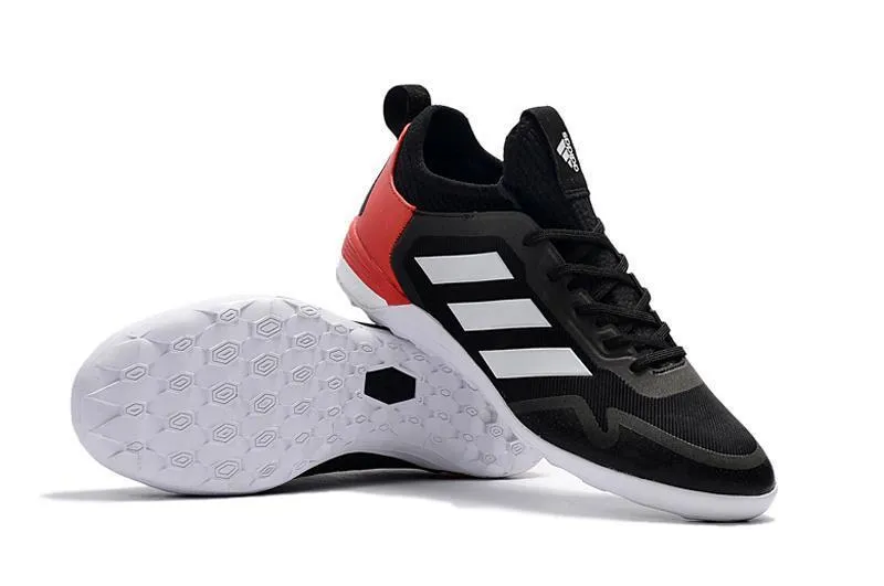 Outdoor Training Comfort Base Adidas ACE TF Soccer Cleats Shoes Black Red White