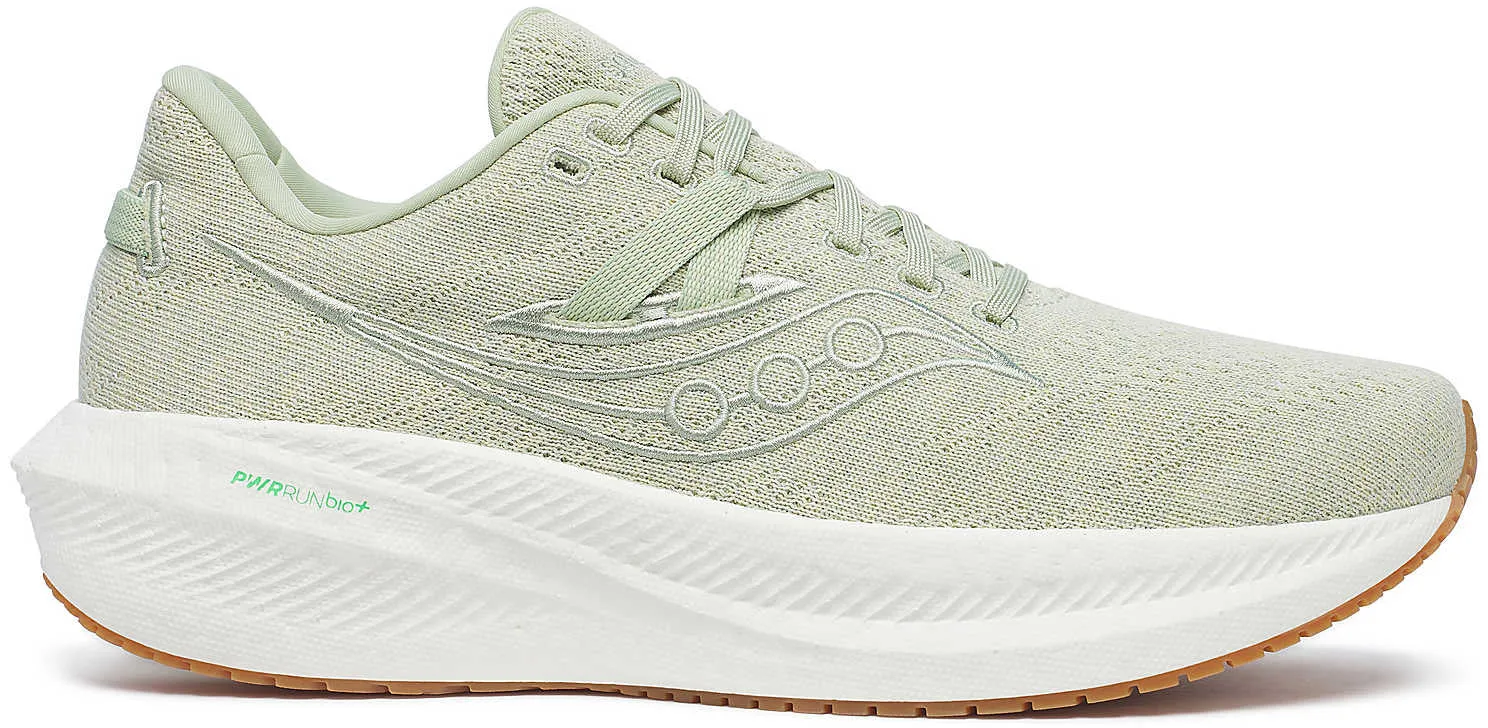 Reinforced Heel Cup Saucony Triumph RFG Mens Running Shoes - Green