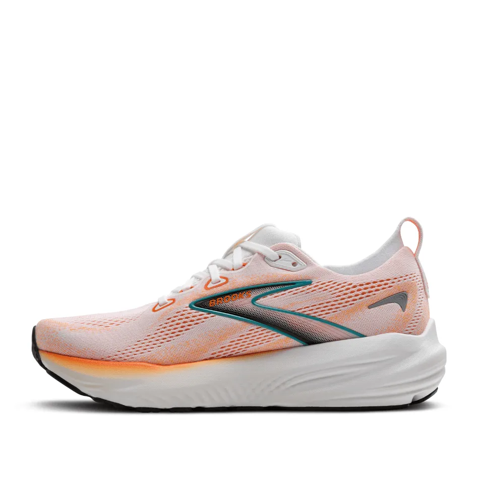 Responsive Foam Technology short - distance running shoes Brooks Men's Glycerin 22 Running Shoes in White/Orange/Green Blue Slate SS25
