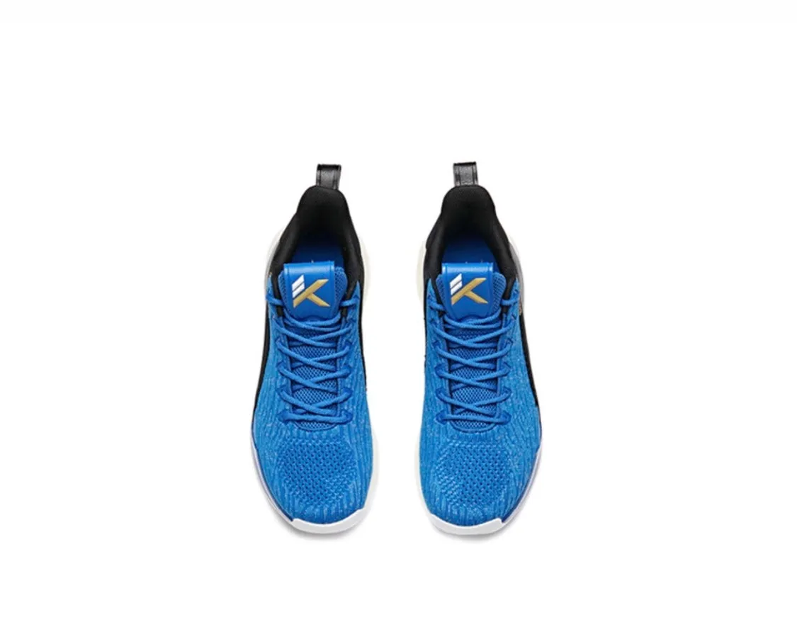 ??Men??Anta Klay Thompson Kt4 Final Low - Blue Hawk Versatile Footwear Lateral Stability Walls