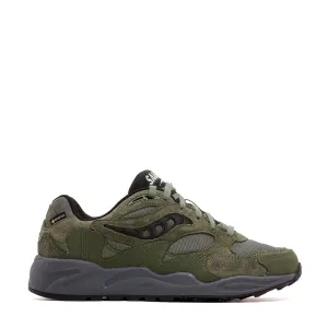 patterned running shoes Adult - runner Saucony Men Grid Shadow 2 GTX Gore-Tex Forest Black S70840-2