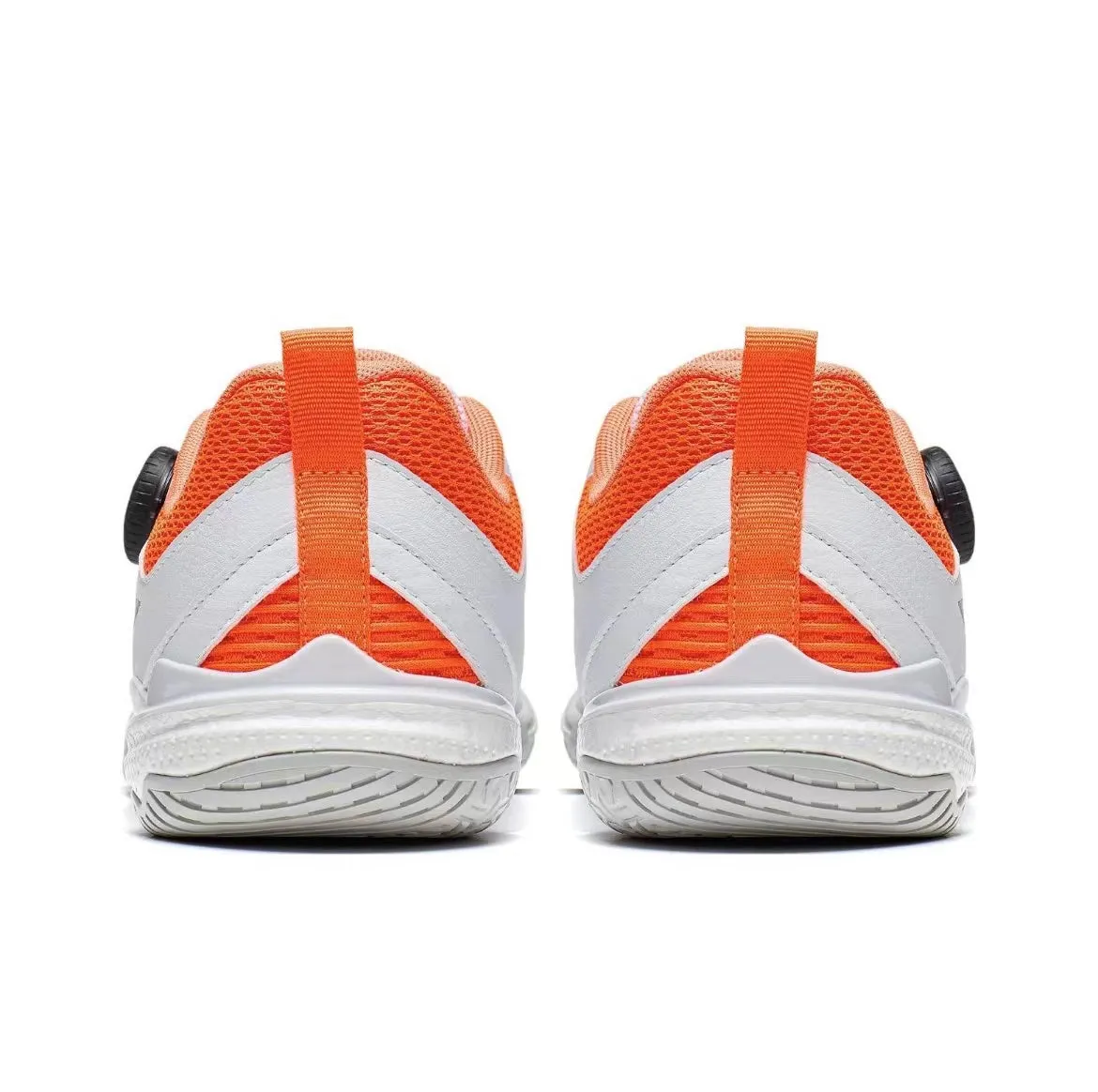 Adaptive Midfoot Lockdown Li-Ning Mage Pe Low Table Tennis Shoes - White/Orange