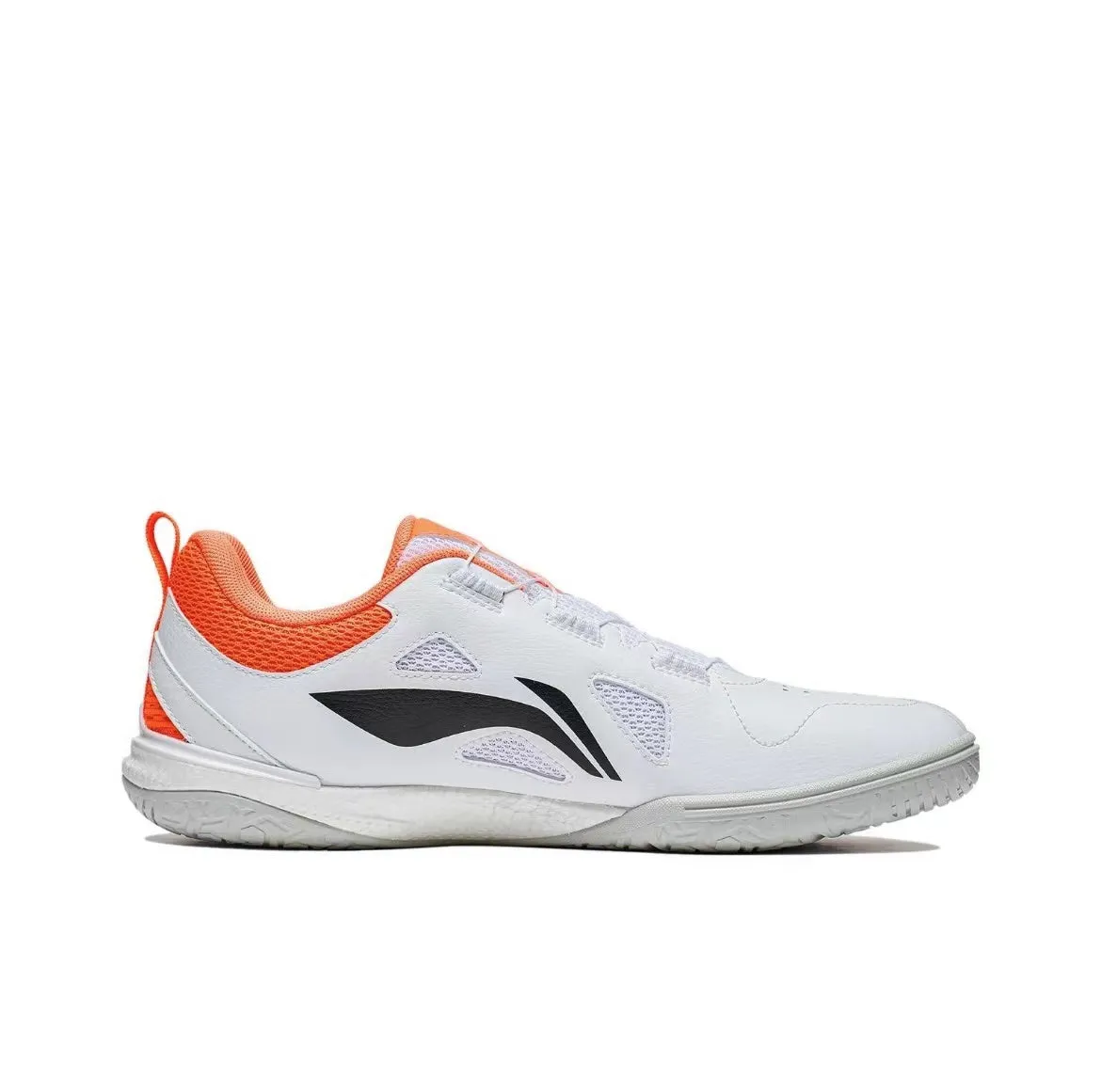 Comfort System Li-Ning Mage Pe Low Table Tennis Shoes - White/Orange