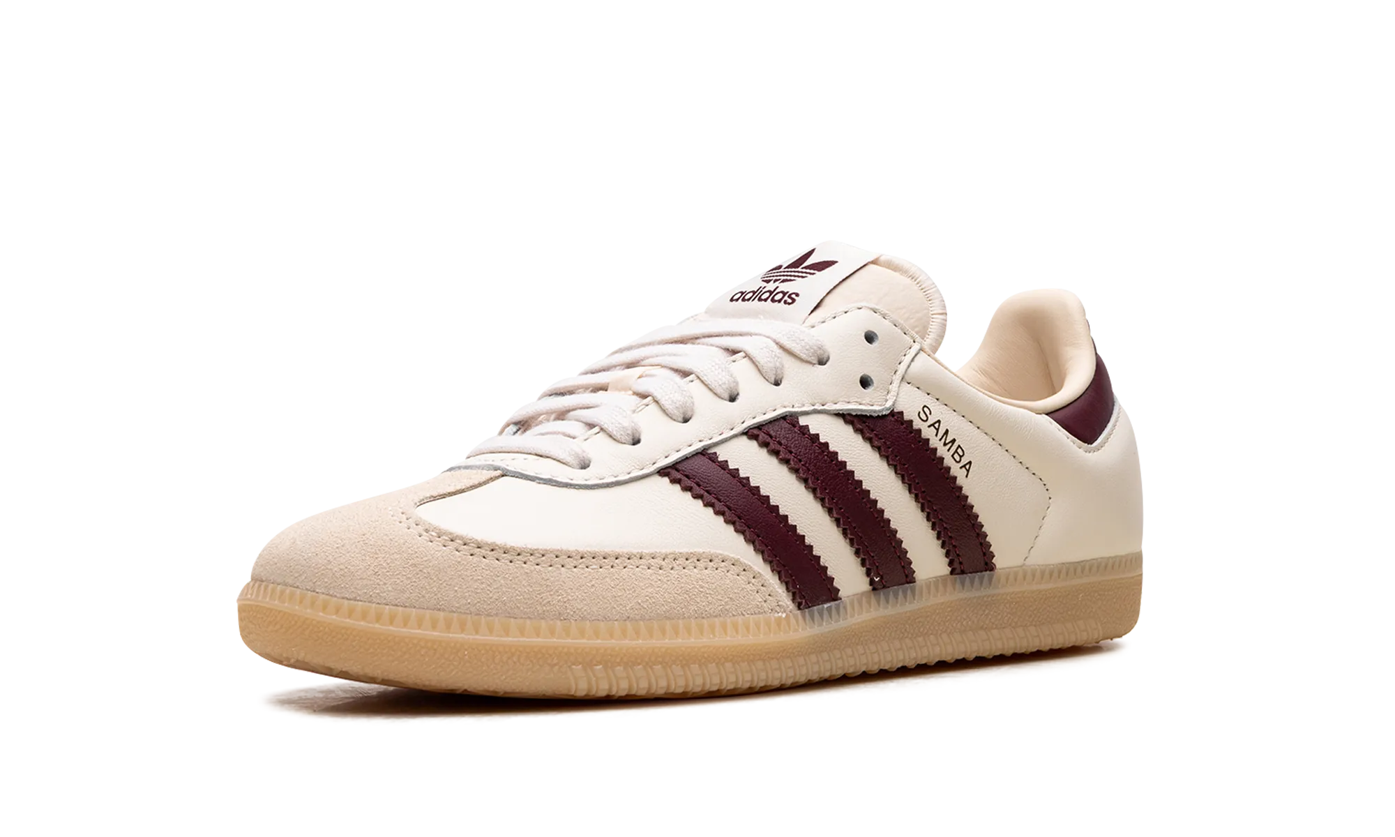 Samba OG "Cream White / Burgundy" Urban Tasks Elastic Lacing
