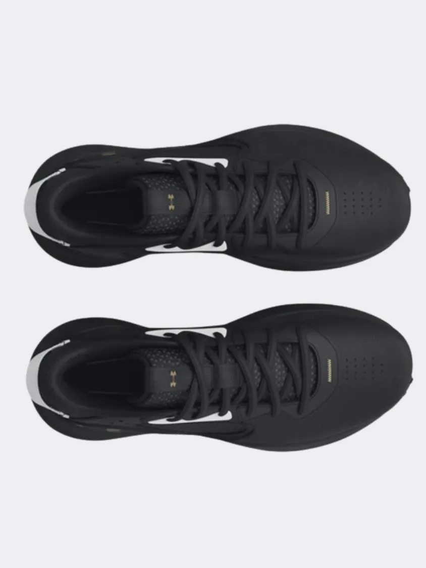 Quick Motion Under Armour Lockdown 6 Men Basketball Shoes Black/Metallic Gold