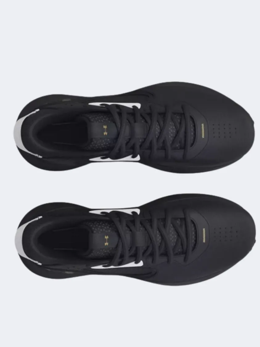 Under Armour Lockdown 6 Men Basketball Shoes Black/Metallic Gold Foam Base