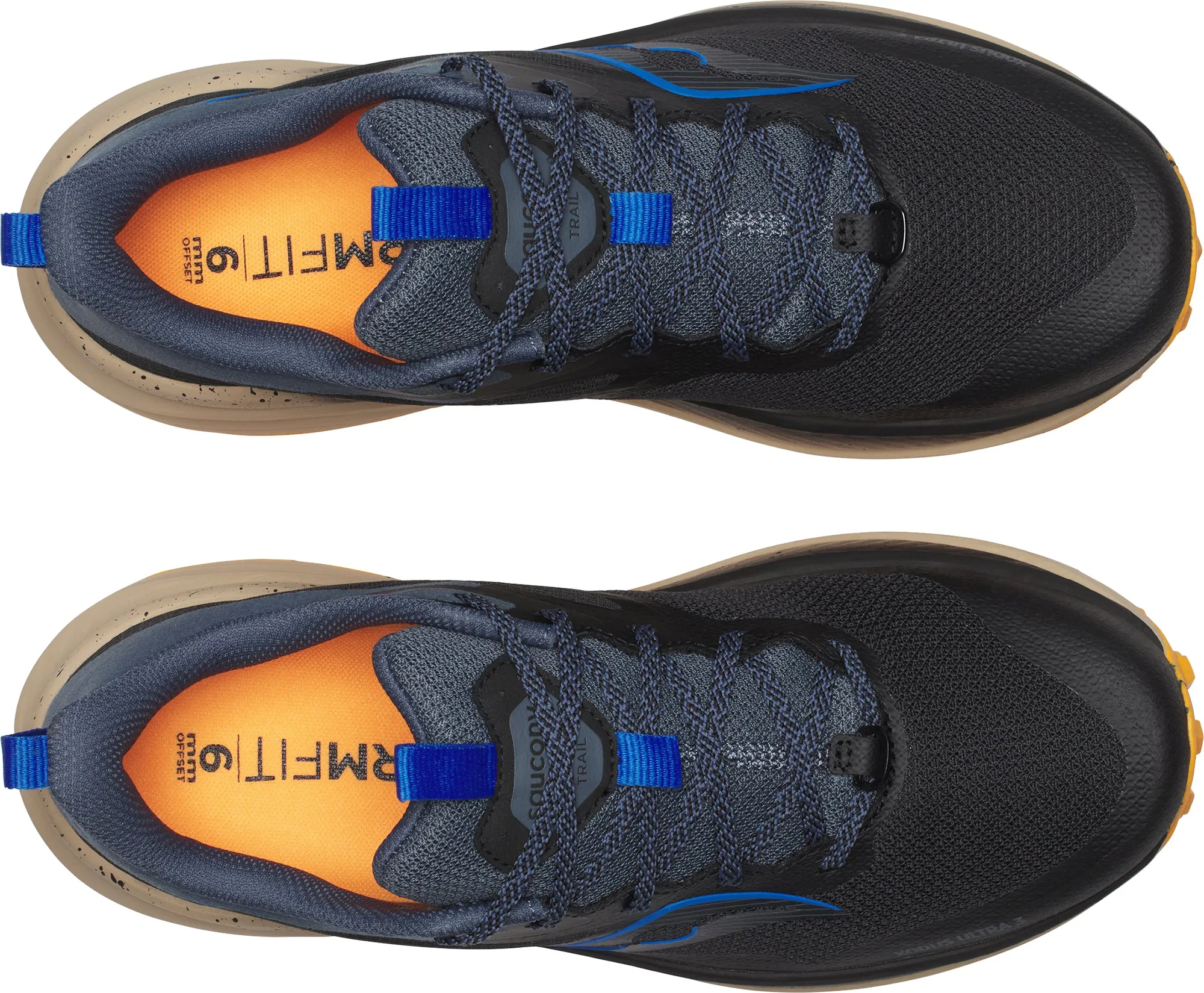 Saucony Xodus Ultra 3 Mens Trail Running Shoes - Black Competitive running modern - style