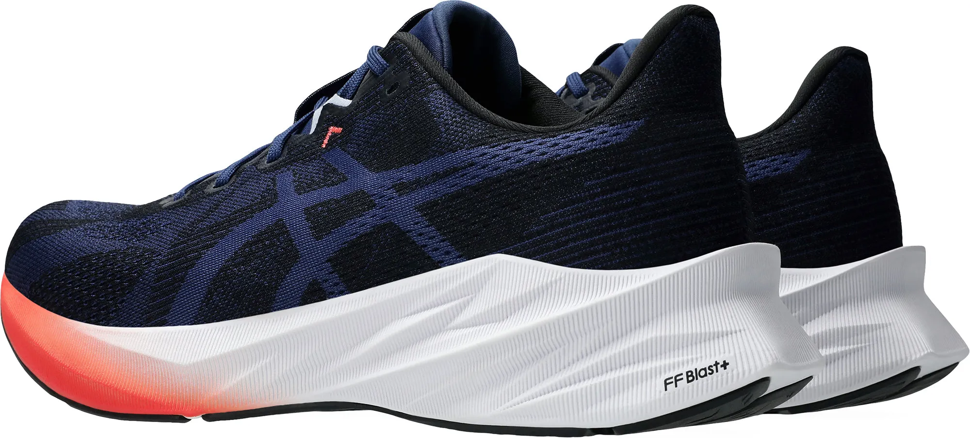 Asics DynaBlast 5 Mens Running Shoes - Blue monogrammed running gear tie - dye running shoes