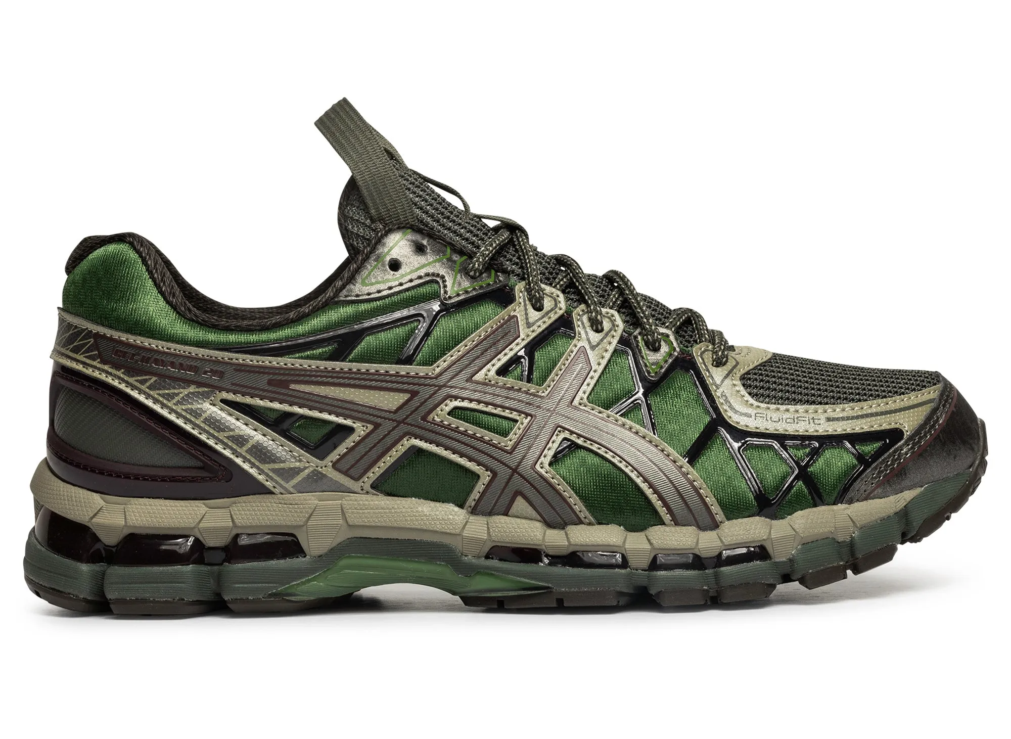 Lightweight Composite Plate Hyper Elastic Polymer Asics x Kiko Kostadinov UB10-S Gel-Kayano 20 'Moss / Gunmetal'