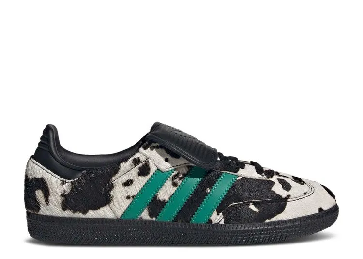Soft Motion Adidas Samba LT Cow Print Black White