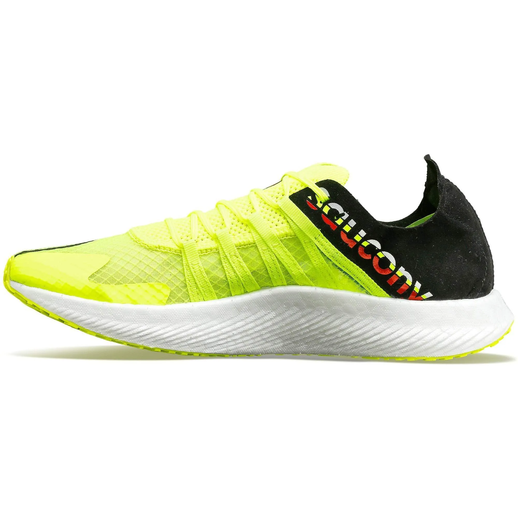 Saucony Sinister Womens Running Shoes - Yellow kickboxing shoes running with a reflector
