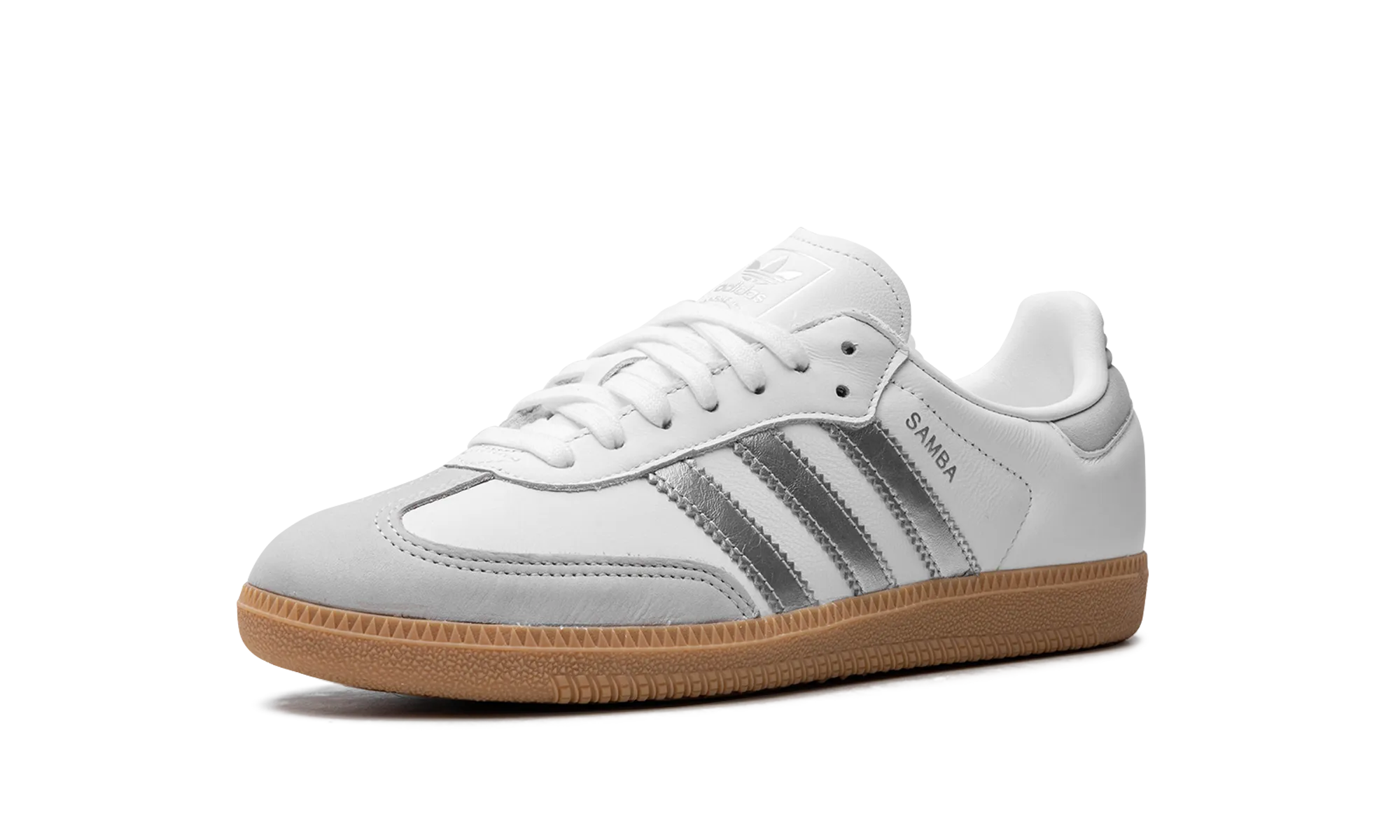 Slip On Style Comfort Driven Samba OG WMNS "White Silver Metallic Grey"