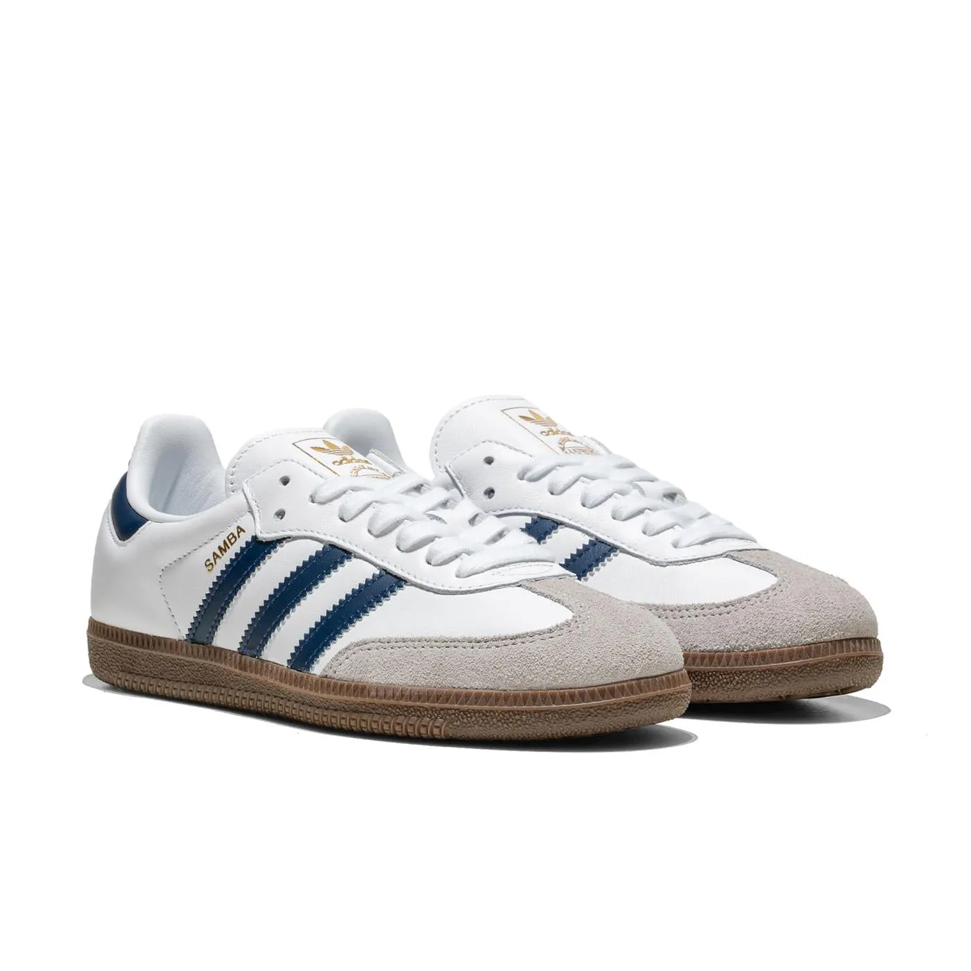 Adidas Originals Samba OG Ftwr White/Night Indigo Classic Design Walk Comfort