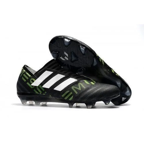 New Adidas Nemeziz 17.1 FG Soccer Cleats Shoes Black White Yellow Power Push Night Matches