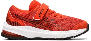 Molded Collar Dynamic Rolling Motion Asics GT 1000 11 PS Junior Running Shoes - Red