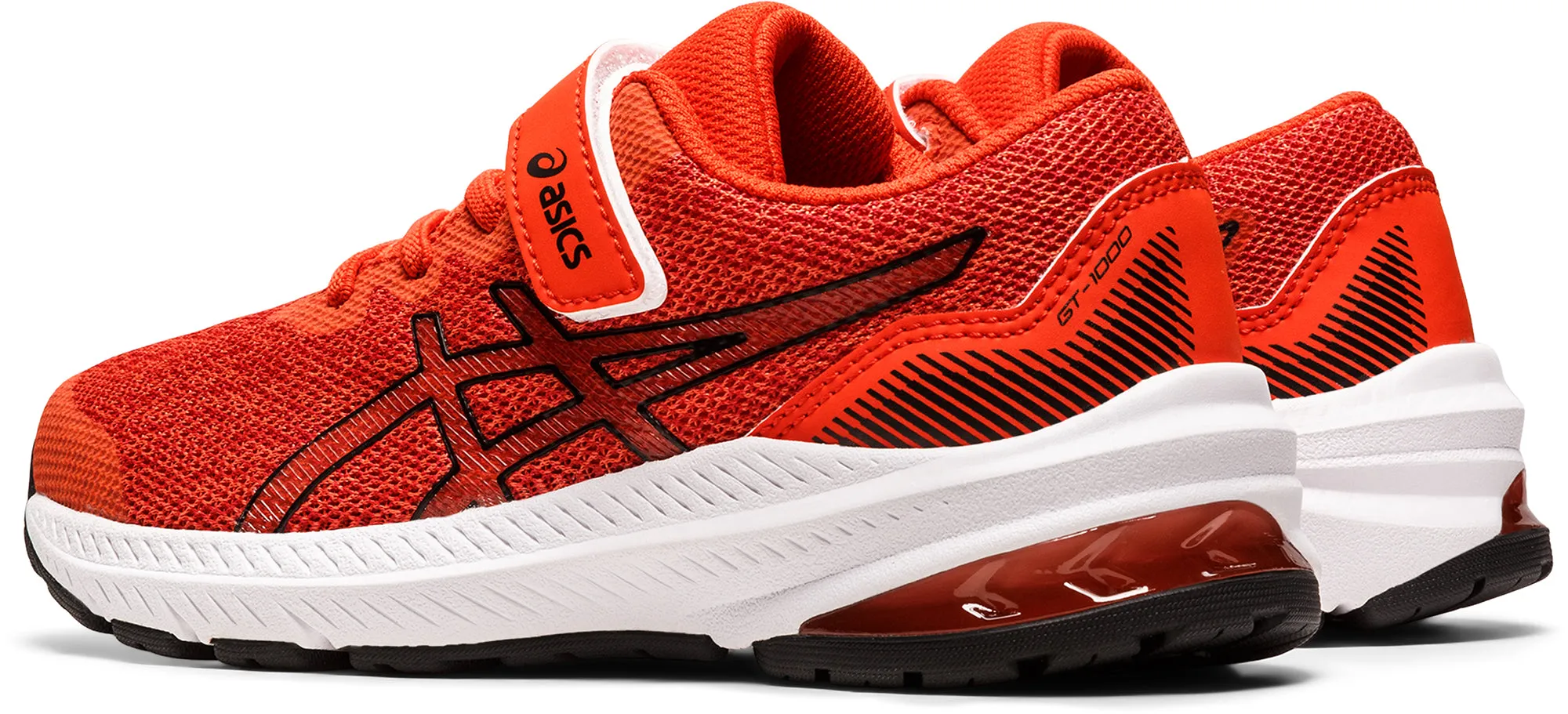 Pressure Mapped Padding Asics GT 1000 11 PS Junior Running Shoes - Red