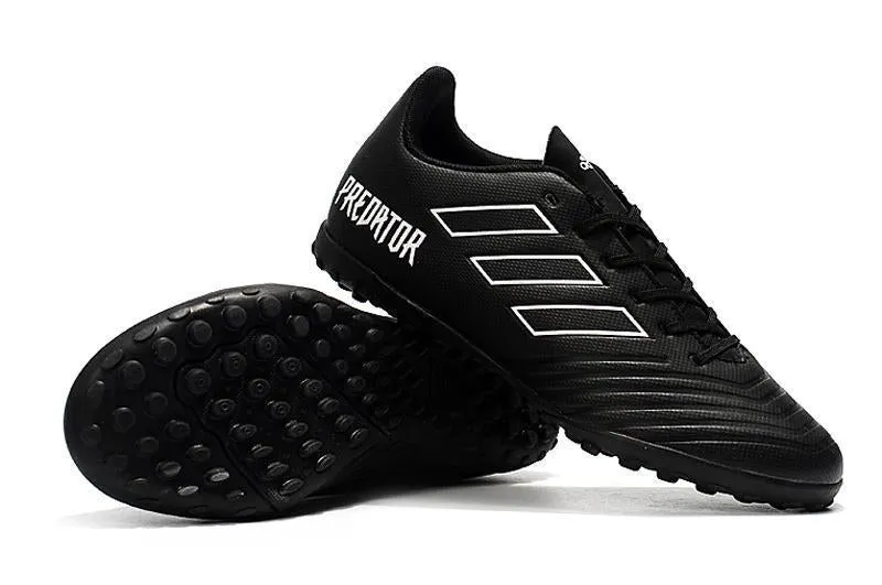 Speed Motion New Adidas Predator Accelerator TF Soccer Cleats Shoes Black White