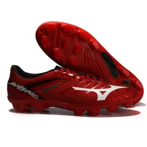Flex grooves Weekend Practice Mizuno Basara 001 FG Soccer Cleats Red Black White