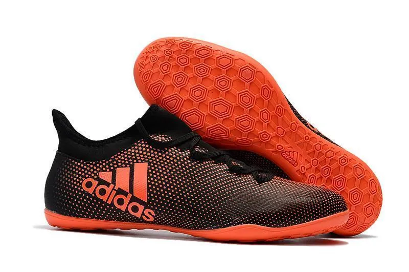 New Adidas X 17.1 TF Soccer Cleats Shoes Orange Black All Rounder