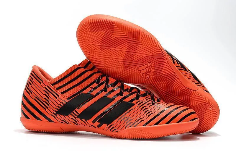 Warm Down New Adidas Nemeziz Series TF Soccer Cleats Shoes Orange Black