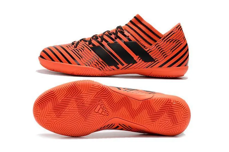 New Adidas Nemeziz Series TF Soccer Cleats Shoes Orange Black Speed Reaction Youth Power