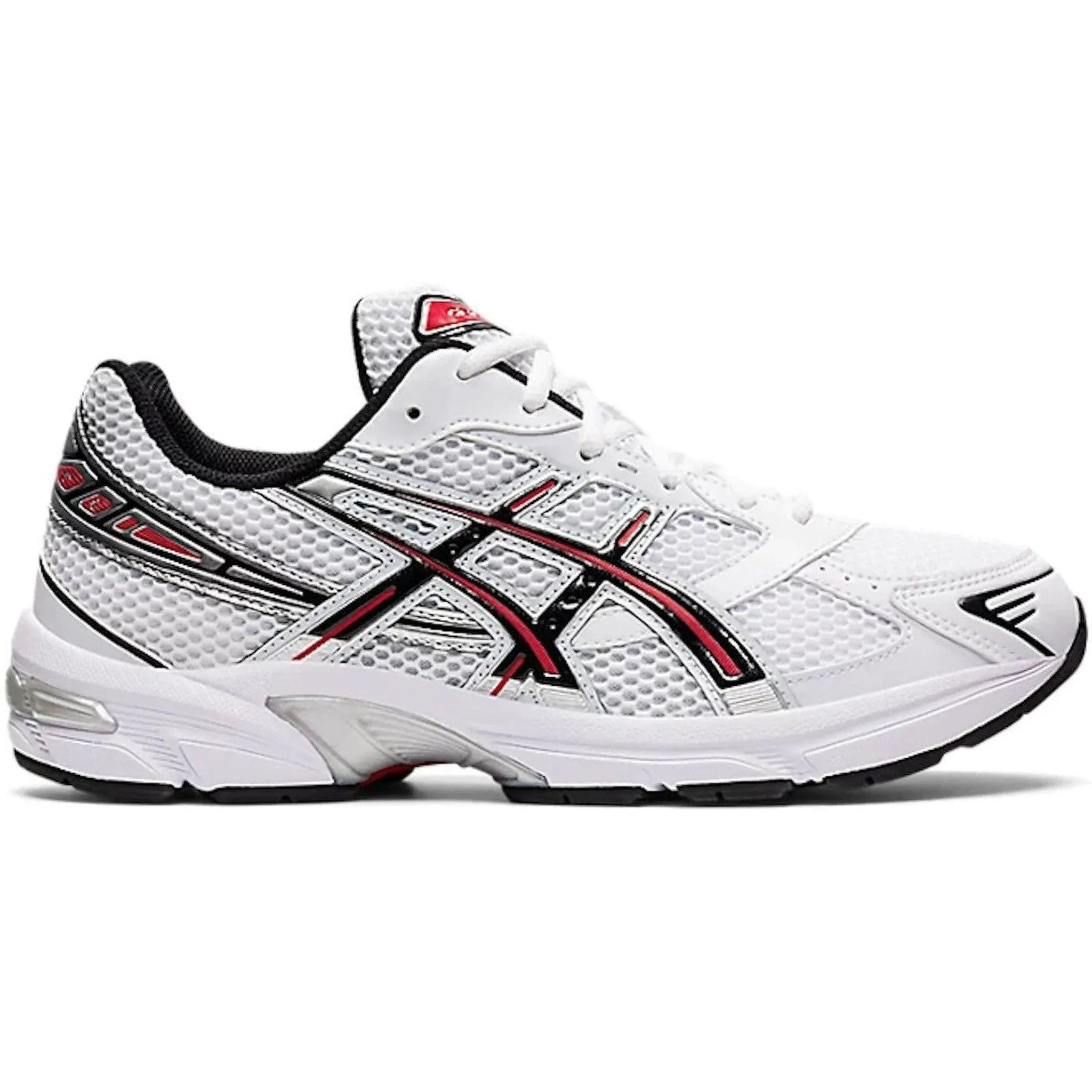youth sports shoes Vibration Reduction ASICS Gel-1130 White Electric Red