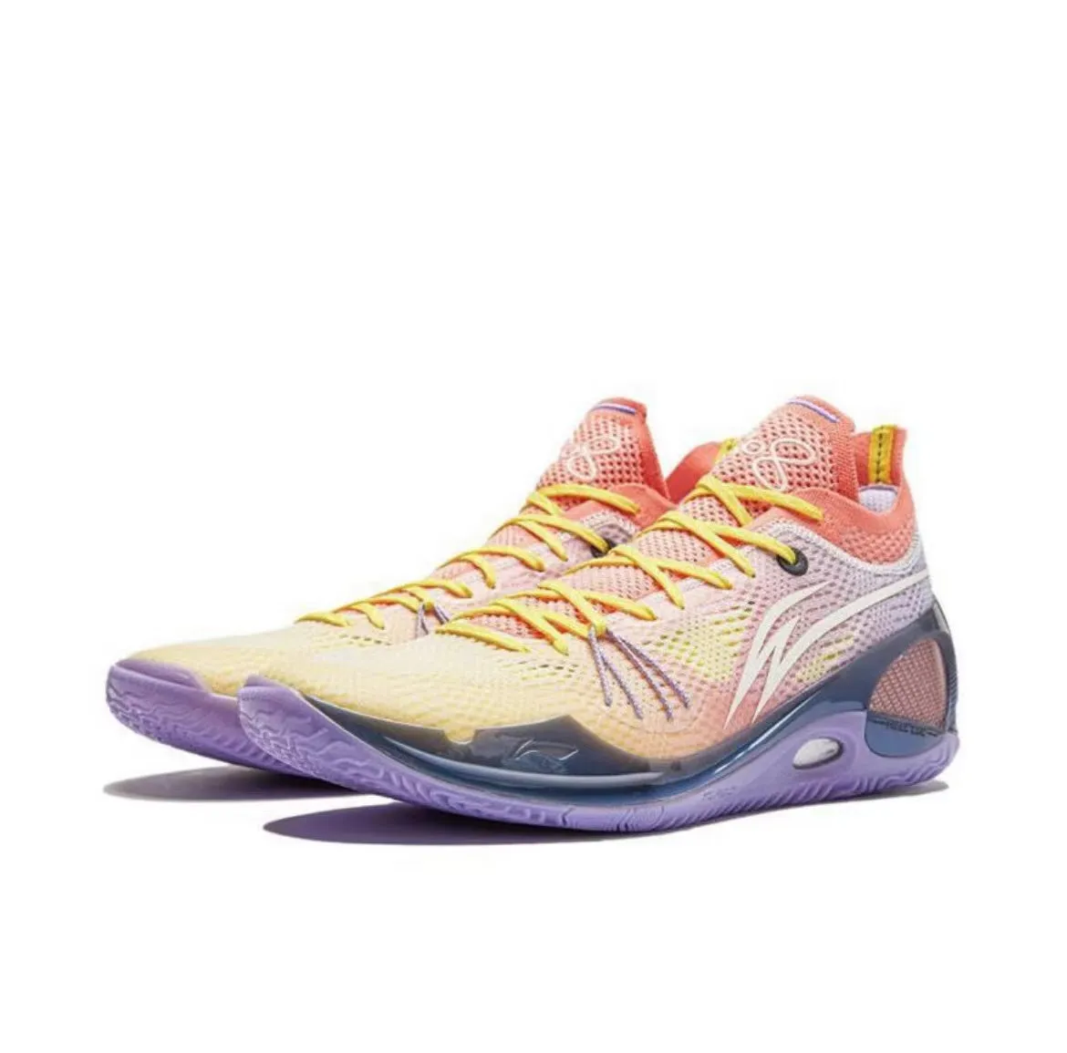 Hyper Breathable Fabric Wide Base Platform Li-Ning Wade 808 3 Ultra V2 - Yellow/Orange