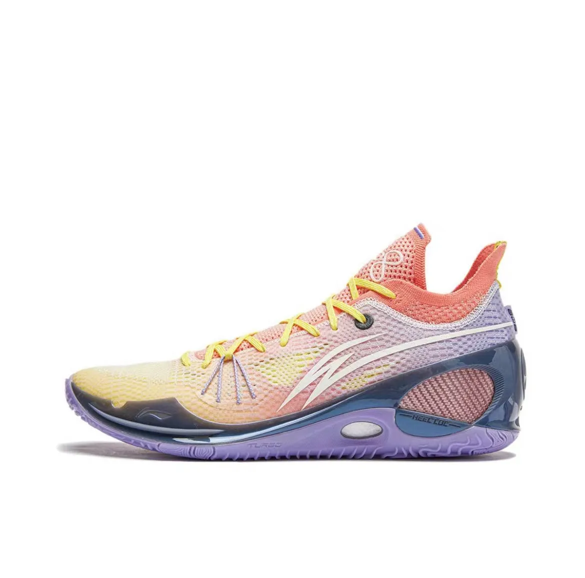 Li-Ning Wade 808 3 Ultra V2 - Yellow/Orange Slip Resistant Grooves