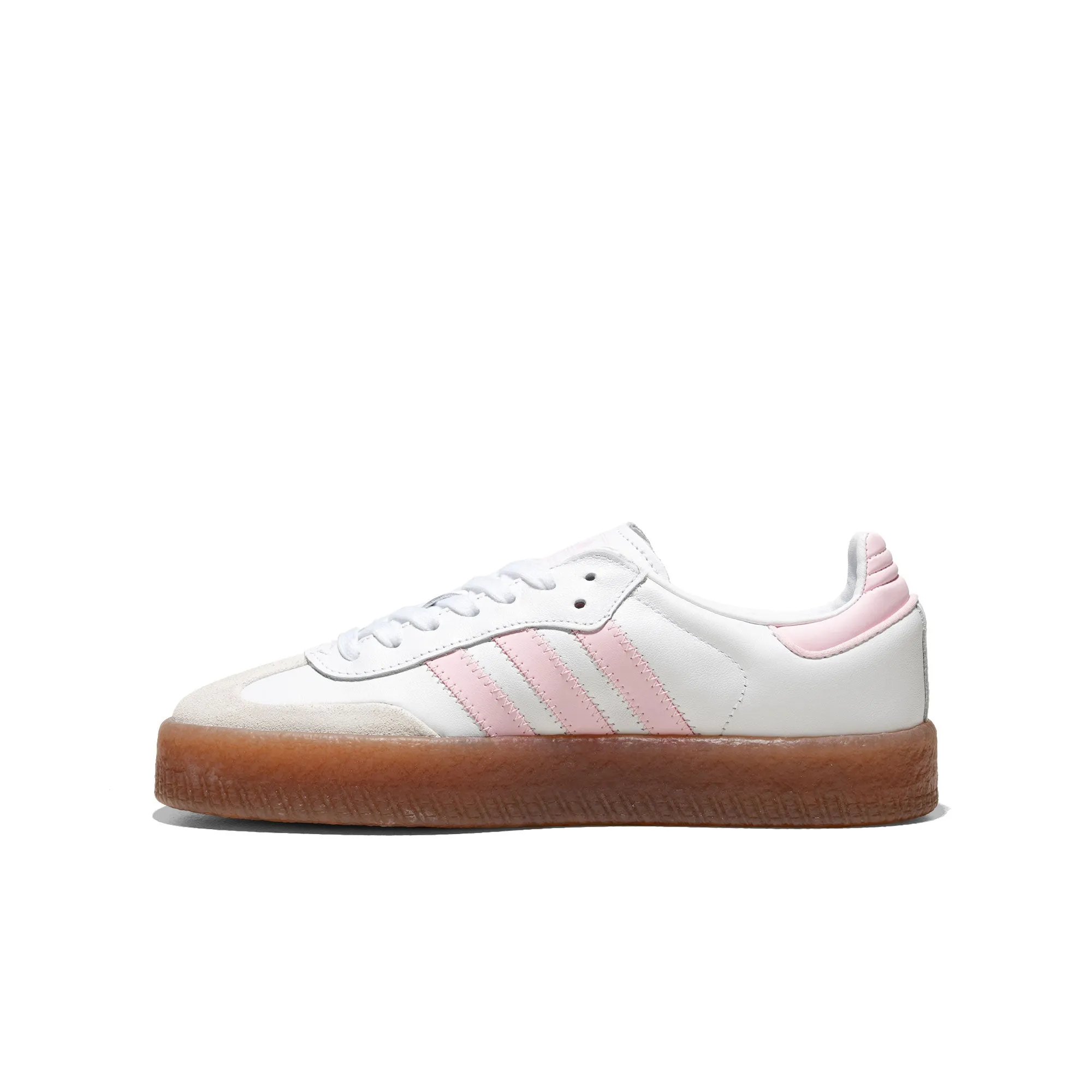 Adidas Originals Sambae J Ftwr White/Clear Pink/Gold Met Sunny Walk