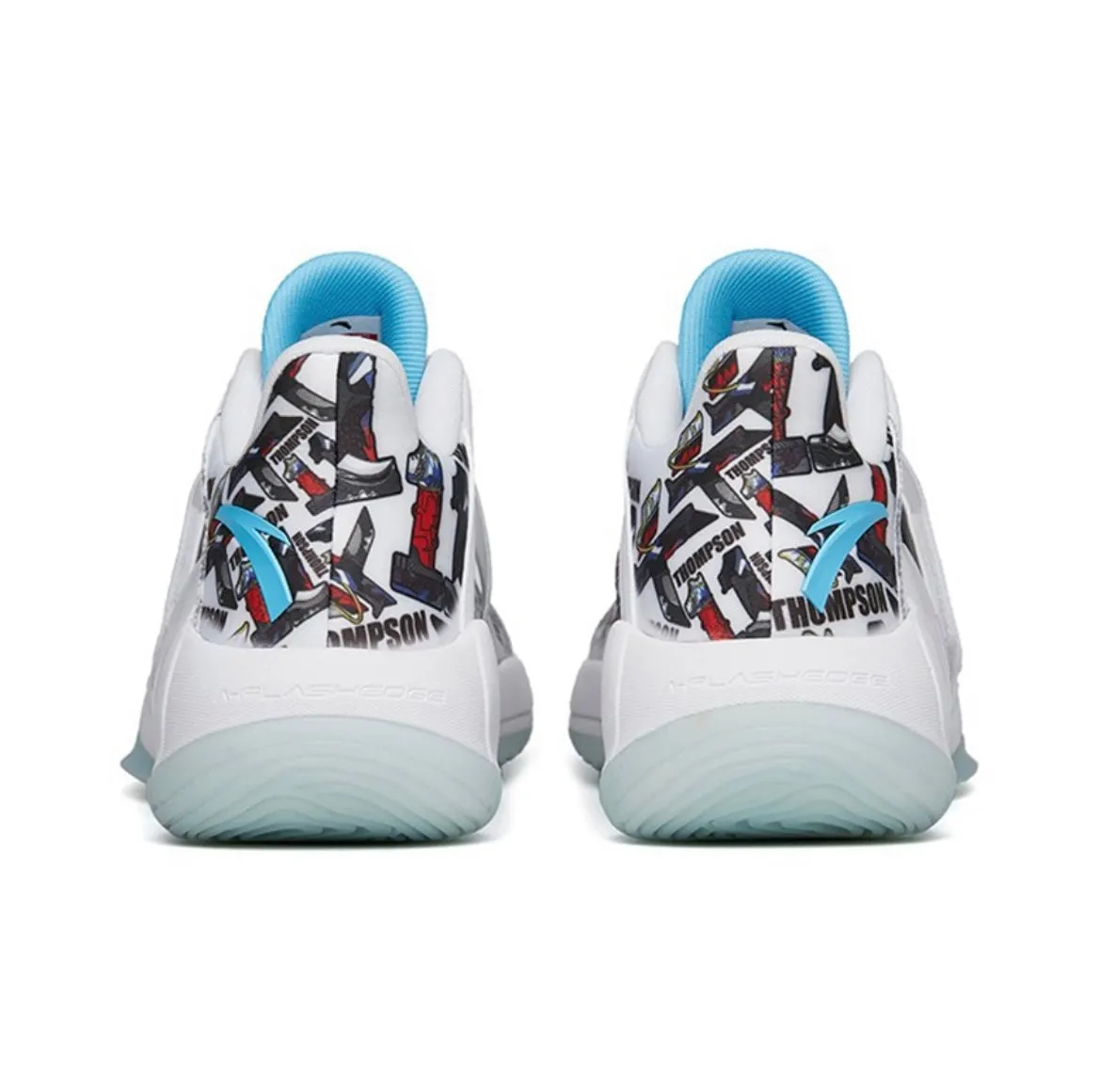Anta KT Splash 4.0 - White/Blue Lightweight Synthetic Material Comfortable Soles