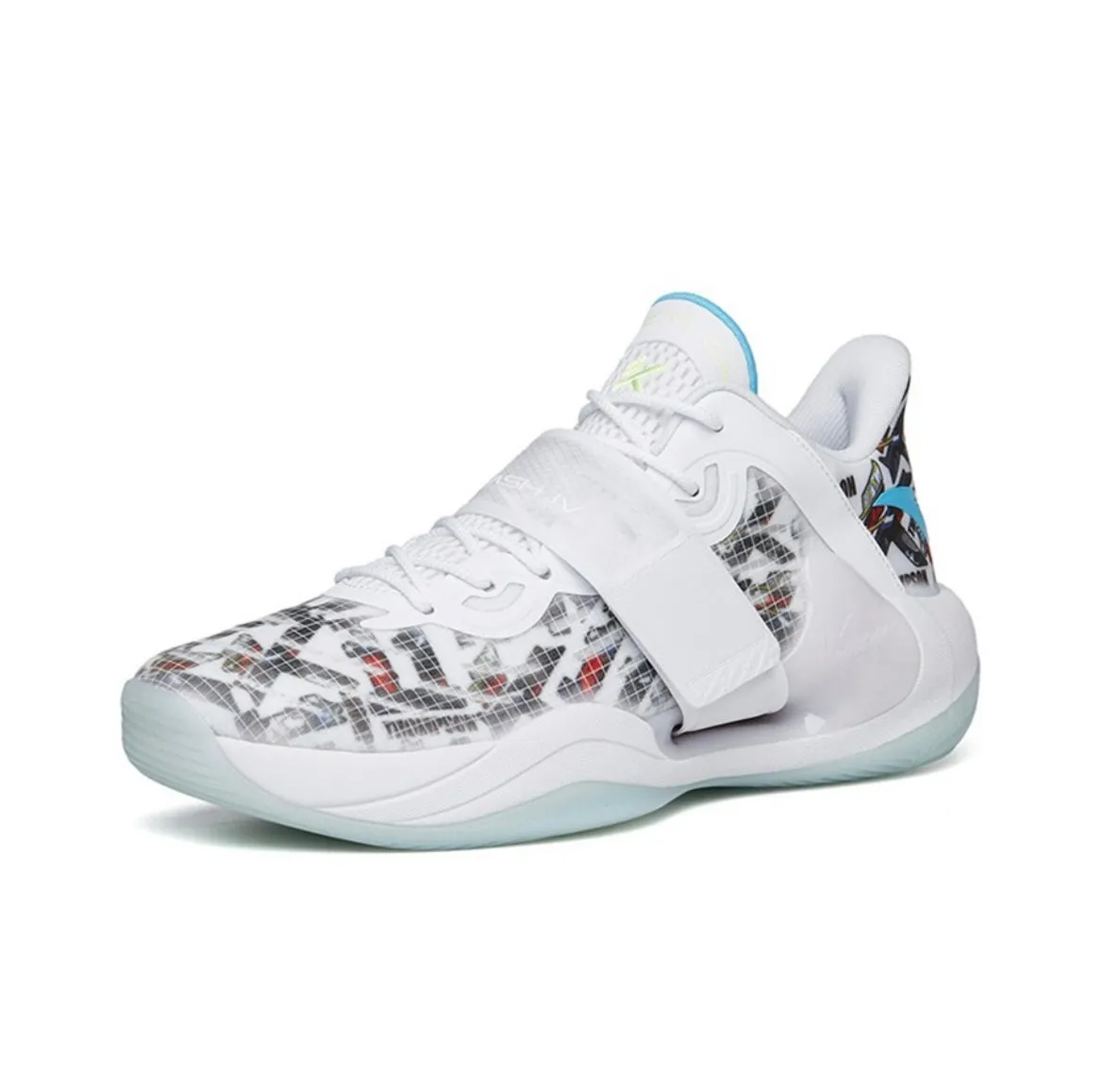 Dynamic Fit Technology Multi-Terrain Anta KT Splash 4.0 - White/Blue