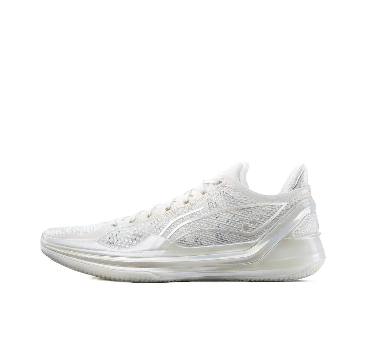 Li-Ning Liren 4 V2 Low - White Pearl Comfortable Velcro Abrasion Resistant Overlay