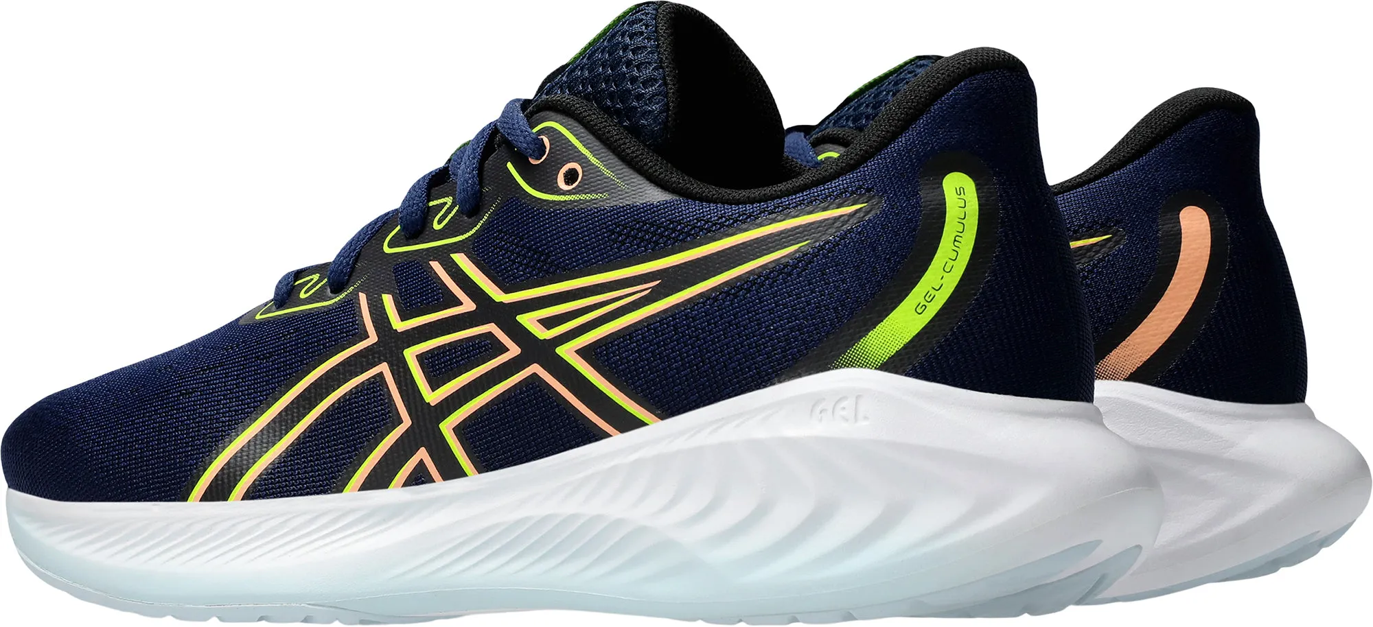 Asics Gel Cumulus 26 Junior Running Shoes - Navy running in a cross - country meet shoes Winter running protection