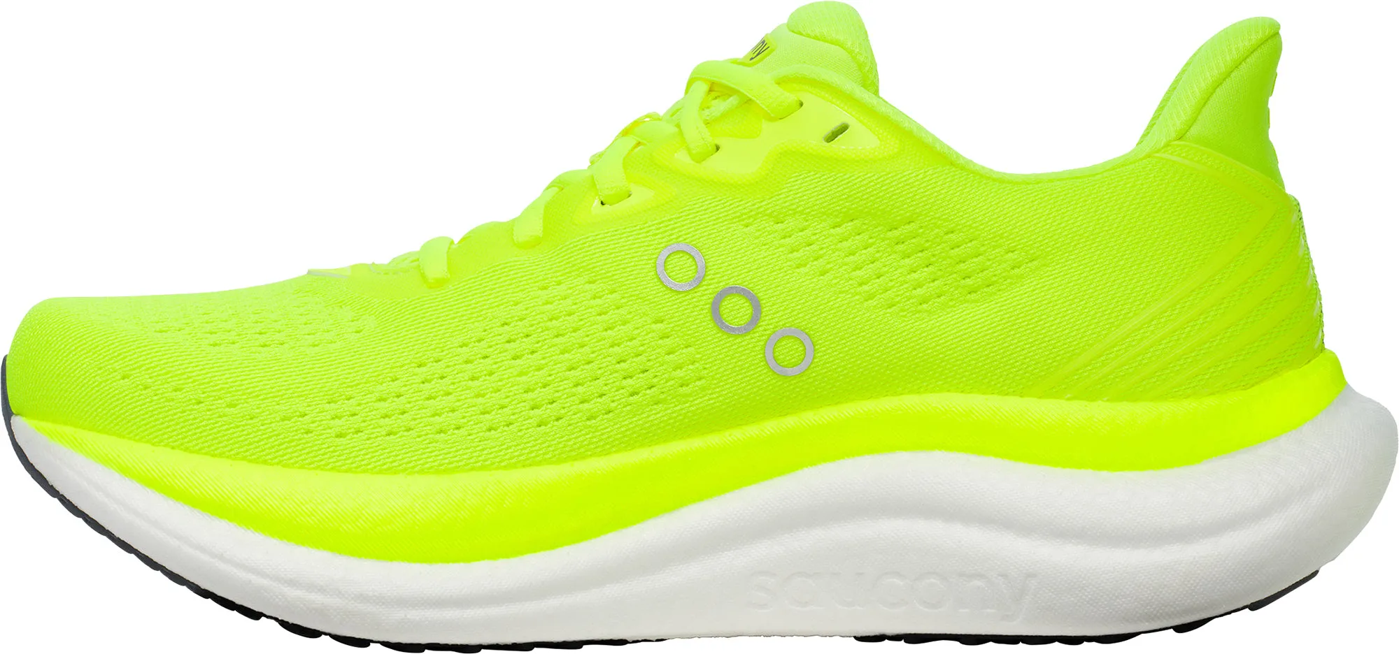 Rollbar Support System Logoed branding Saucony Triumph 23 Mens Running Shoes - Yellow