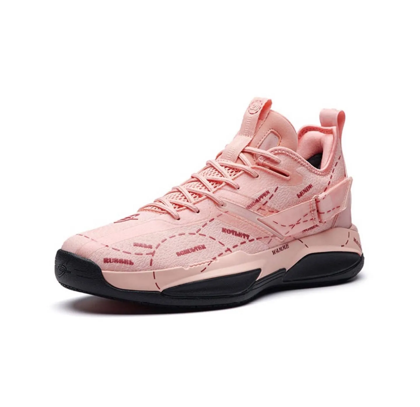 Anta Gordon Hayward GH3 - Pink Pig Knit Bootie Construction Neutral Motion Frame