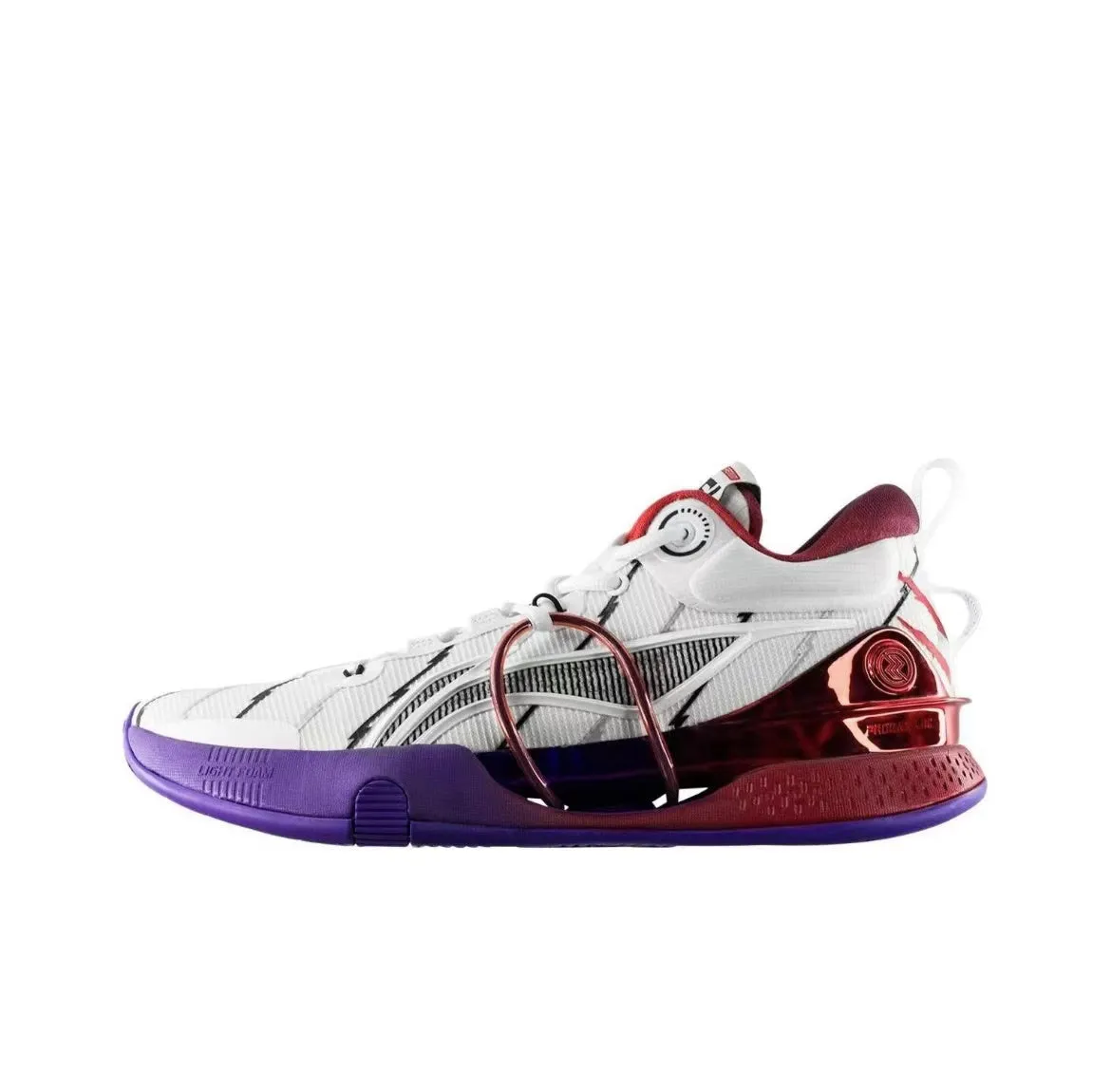 Synthetic Upper Li-Ning Speed 8 Premium - White/Purple