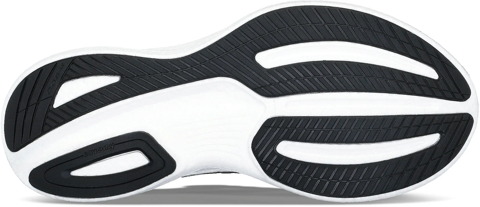 Saucony Ride 17 Mens Running Shoes - Black Quick Dry Material