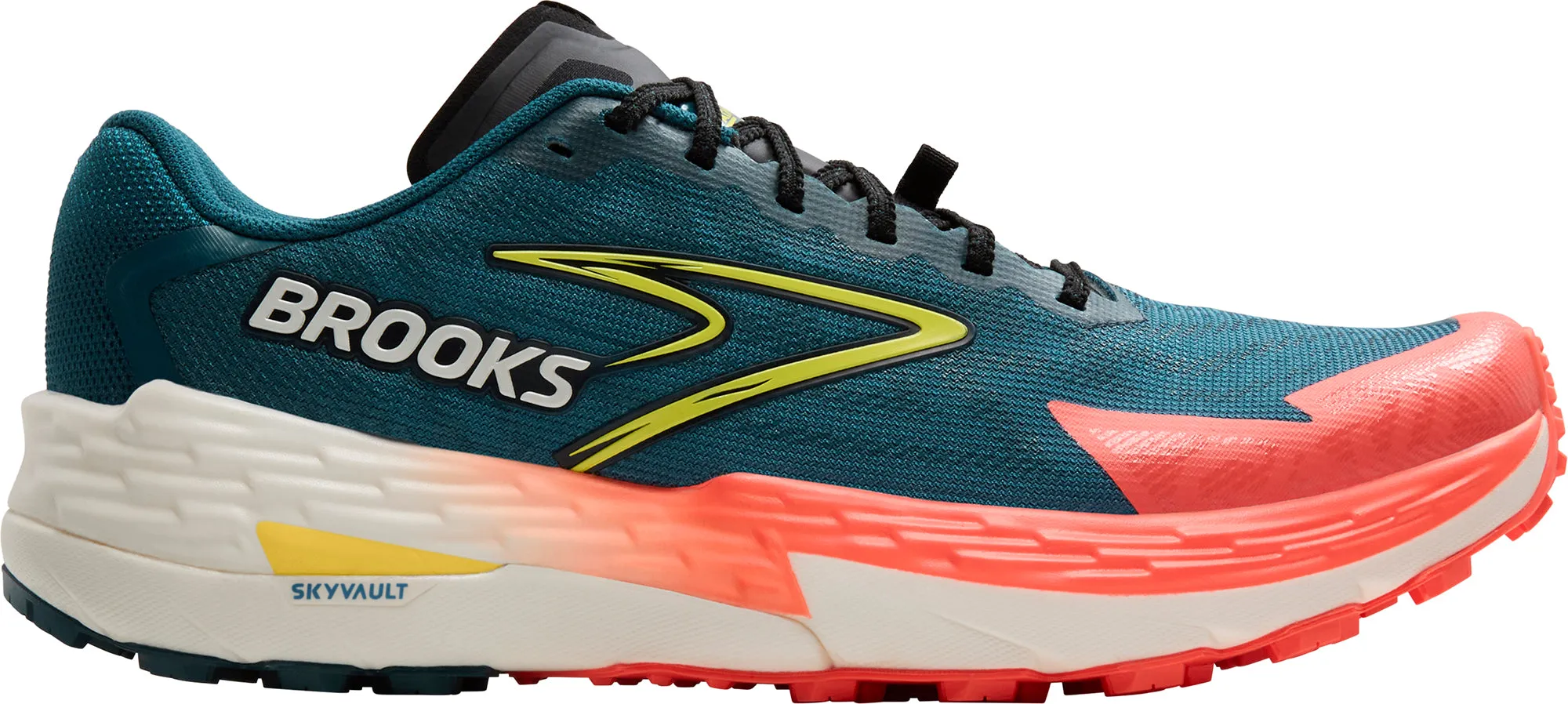 Brooks Catamount 4 Mens Trail Running Shoes - Blue outdoor - friendly running shoes padded - feature shoes