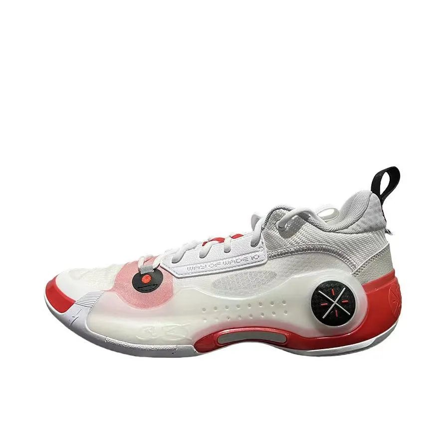 Top Performance Stretchy Li-Ning Way Of Wade 10 - White/Red