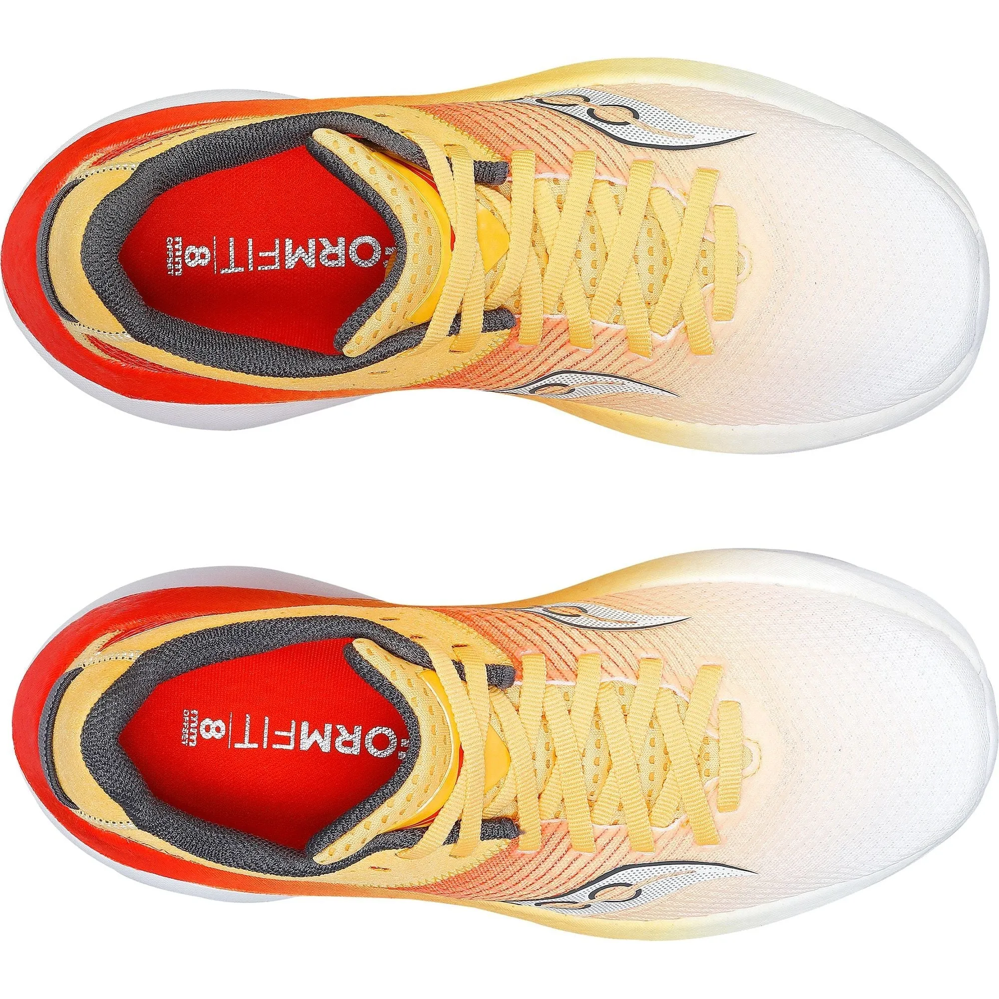 Superior Grip Canvas Saucony Kinvara Pro Womens Running Shoes - Yellow