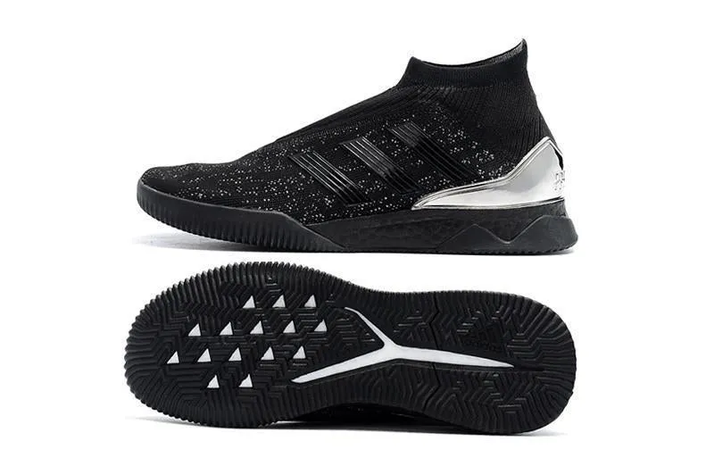 New Adidas Predator Tango 18  TR Primeknit High Training Soccer Cleats Shoes Black Silver Reflex Touch